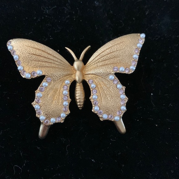 Vintage Jewelry - Butler butterfly brooch